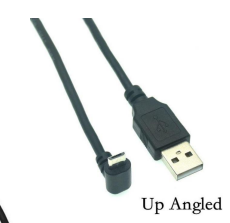 Кабель USB Type A на Micro USB угол вверх 1,5 м