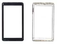 Тачскрин (сенсорное стекло) ZHC-283A для планшета TurboPad 701, 7", черный